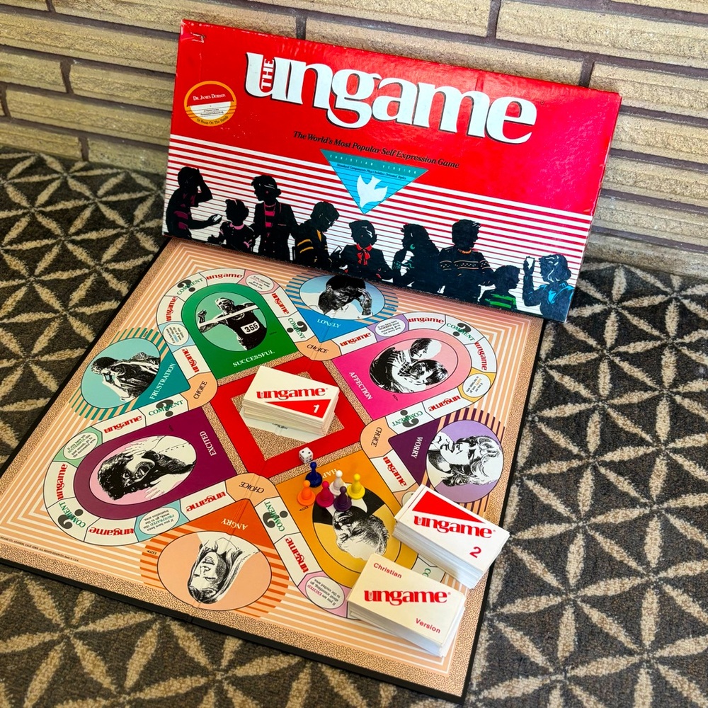 80's "The Ungame" Boardgame - Self-Expression Game - Christian Version Game